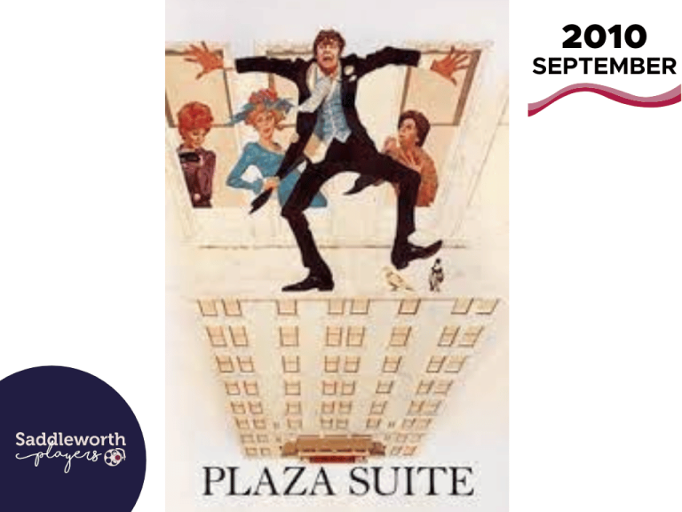 Plaza Suite MILLGATE ARTS CENTRE